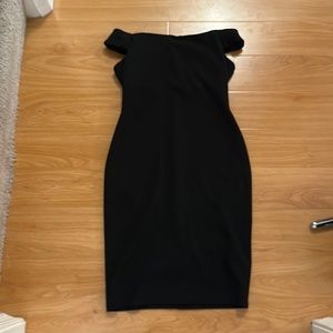 Eliza J cocktail dress. Off the shoulder